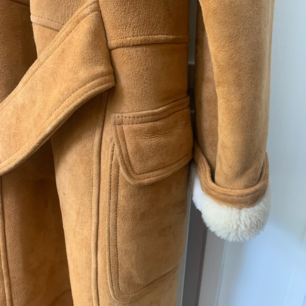 RARE Vintage Ralph Lauren Shearling Coat - Picture 12 of 15